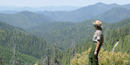 From the vista on the Cliff Nature trail you can see the nation's largest serpentine rock outcrops in the distance.